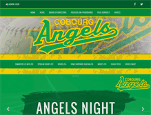 Tablet Screenshot of cobourgangels.ca